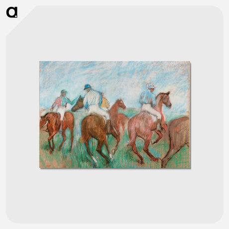 アートポストカード-Jockeys
 - ダラス美術館 Postcard.