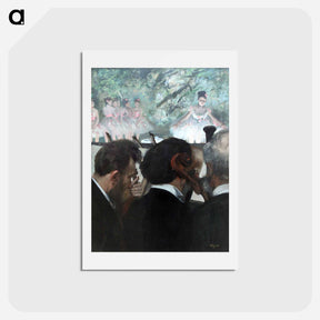 アートポストカード-Orchestra Musicians - エドガー ドガ Postcard.