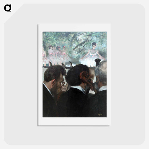 Orchestra Musicians - エドガー ドガ Postcard.
