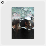 アートポストカード-Orchestra Musicians - エドガー ドガ Postcard.