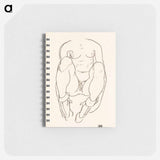Torso of a Seated Woman with Boots - エゴン シーレ Memo.