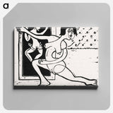 アートパネル-Dancer Practicing - エルンスト ルートヴィヒ キルヒナー Canvas.