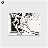 アートポストカード-Dancer Practicing - エルンスト ルートヴィヒ キルヒナー Postcard.
