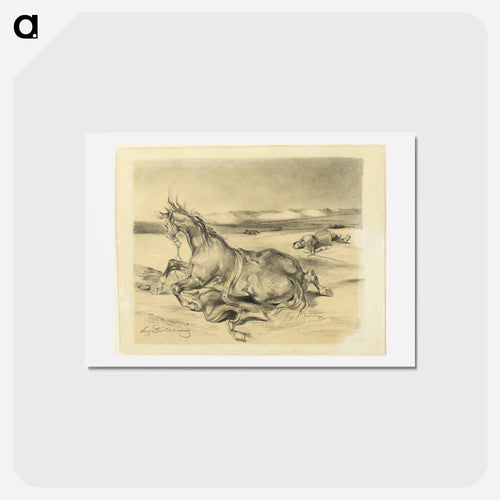 イエロー - ウジェーヌ ドラクロワ Postcard.