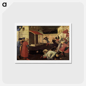 アートポストカード-The Martyrdom of St. Mark - フラ アンジェリコ Postcard.