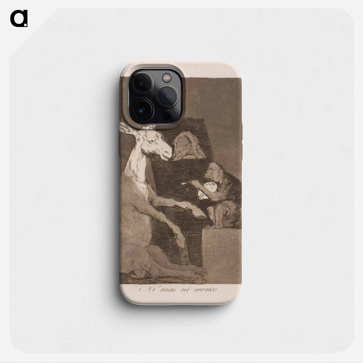 Neither more nor less - Francisco de Goya Phone Case.