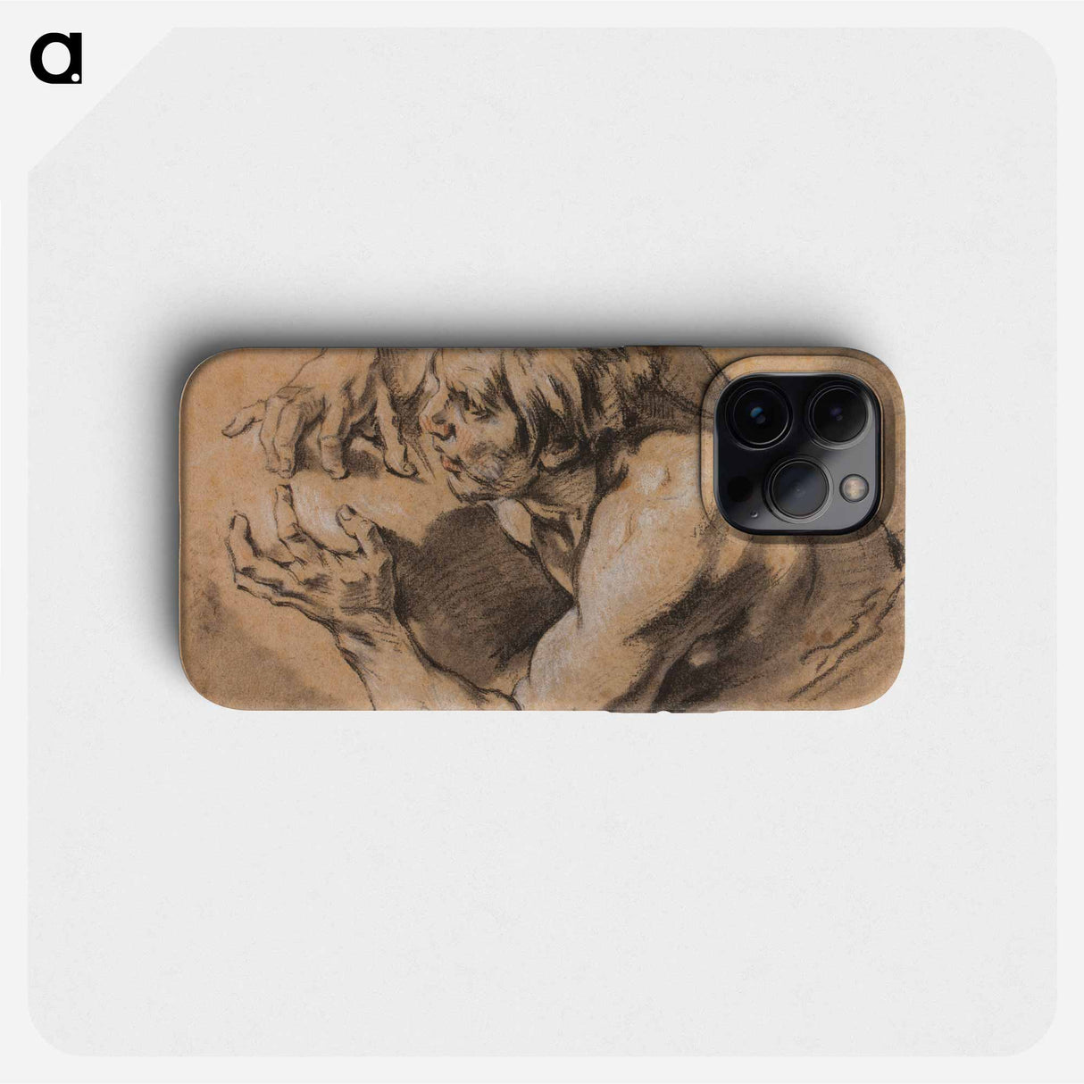 Study of a Triton - François Boucher Phone Case.