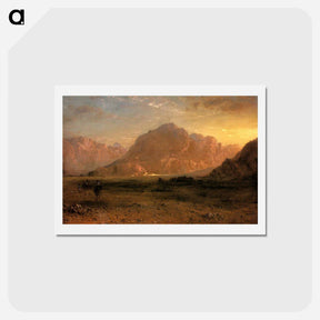 アートポストカード-The Arabian Desert - フレデリック エドウィン チャーチ Postcard.