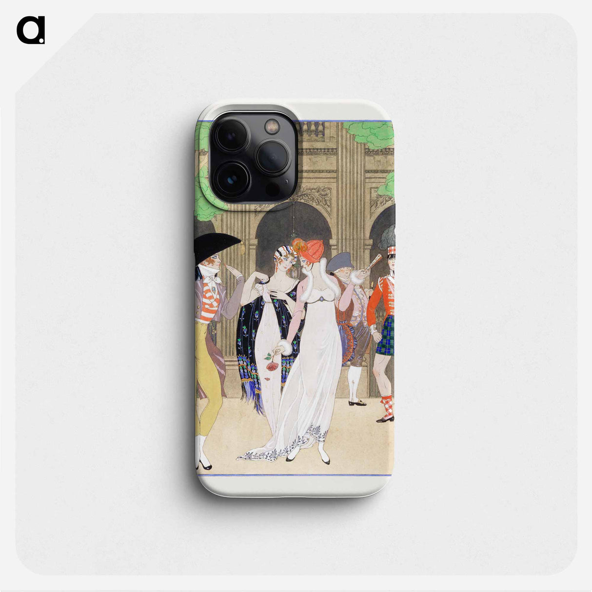 The Merveilleuse at the Royal Palace - Georges Barbier Phone Case.