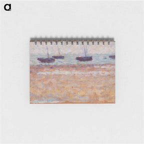 アートメモ帳-Four Boats at Grandcamp - ジョルジュ スーラ Memo.