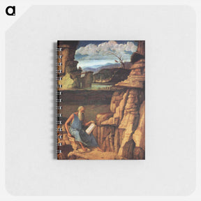 アートメモ帳-St Jerome Reading in the Countryside - ジョヴァンニ ベッリーニ Memo.