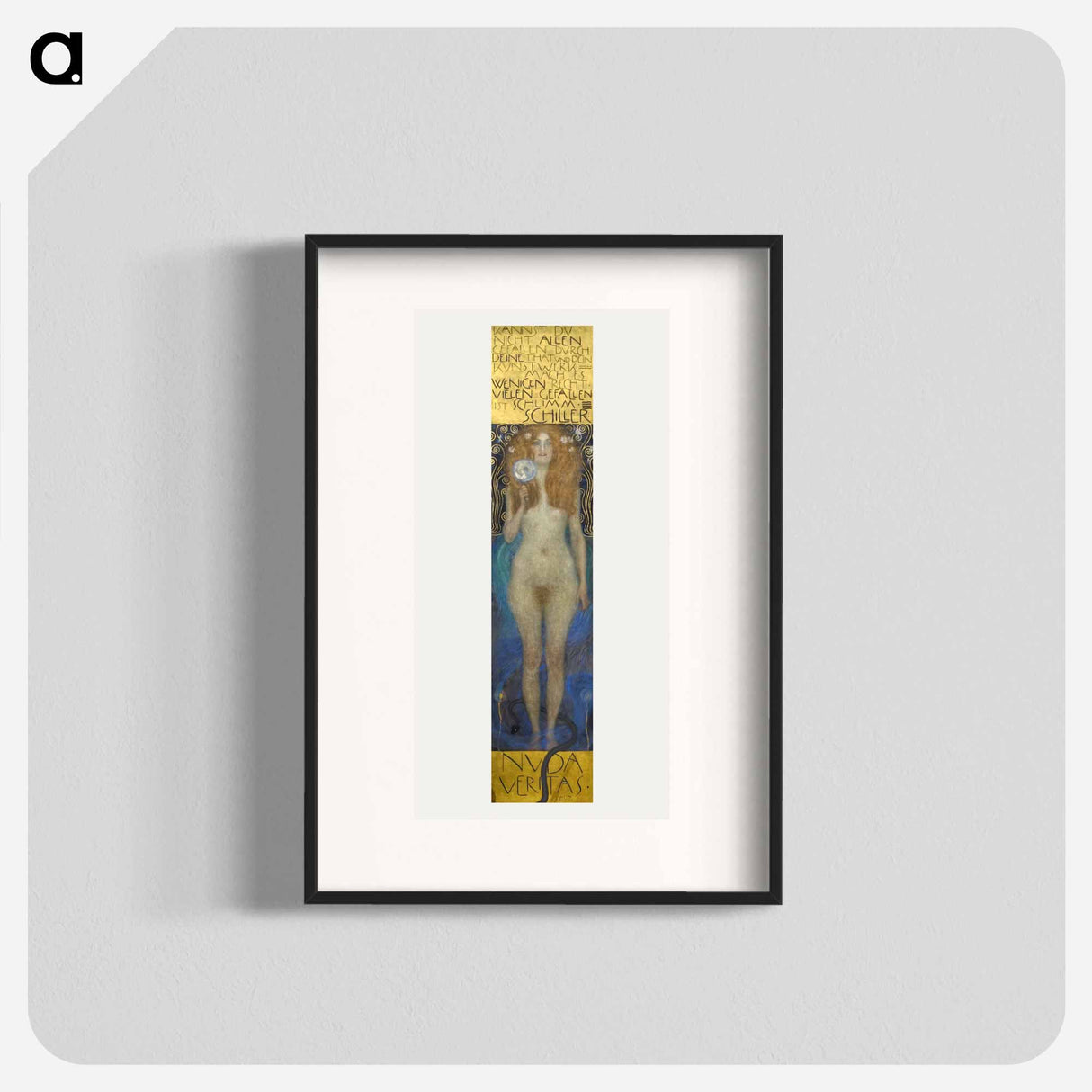 Nuda Veritas - Gustav Klimt Poster.