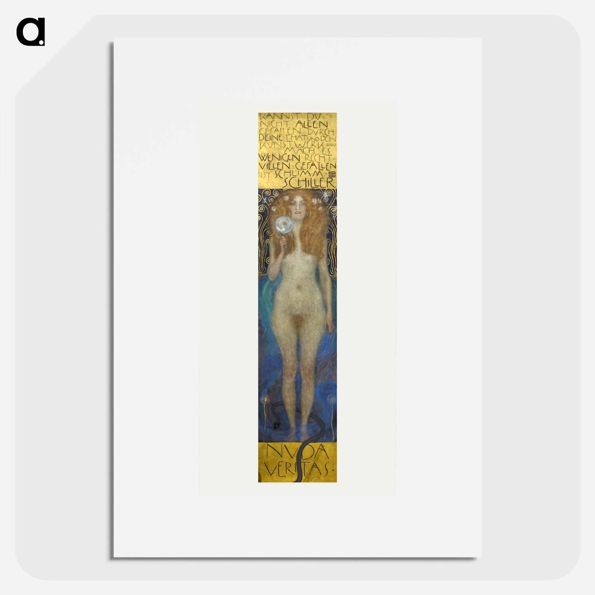 Nuda Veritas - Gustav Klimt Poster.