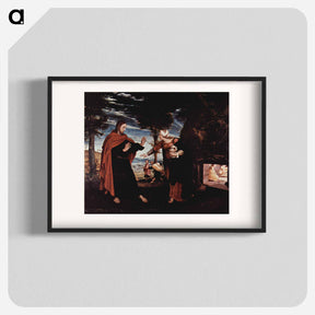 アートポスター-Noli me tangere - ハンス ホルバイン Poster.
