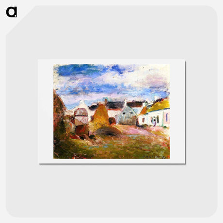 アートポストカード-Farmyard in Brittany - アンリ マティス Postcard.