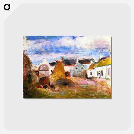 アートポストカード-Farmyard in Brittany - アンリ マティス Postcard.