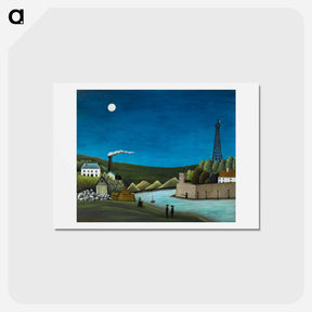 アートポストカード-La Seine à Suresnes - アンリ ルソー Postcard.