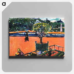 アートパネル-In the Luxembourg Gardens - ヘンリー ライマン サイエン Canvas.