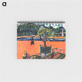 アートメモ帳-In the Luxembourg Gardens - ヘンリー ライマン サイエン Memo.