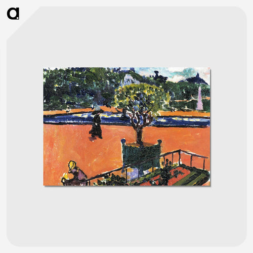 リュクサンブール公園 - ヘンリー ライマン サイエン Postcard.