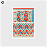 アートポストカード-Ceiling Ornamentation: Bucrania
 - エジプト美術史 Postcard.