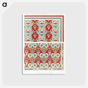 アートポストカード-Ceiling Ornamentation: Bucrania
 - エジプト美術史 Postcard.
