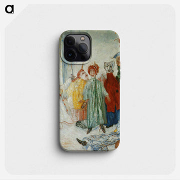 Mascaras singulares - ジェームズ アンソール Phone Case.