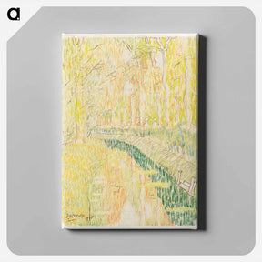 アートパネル-Navigates between trees - ヤン・トゥーロップ Canvas.