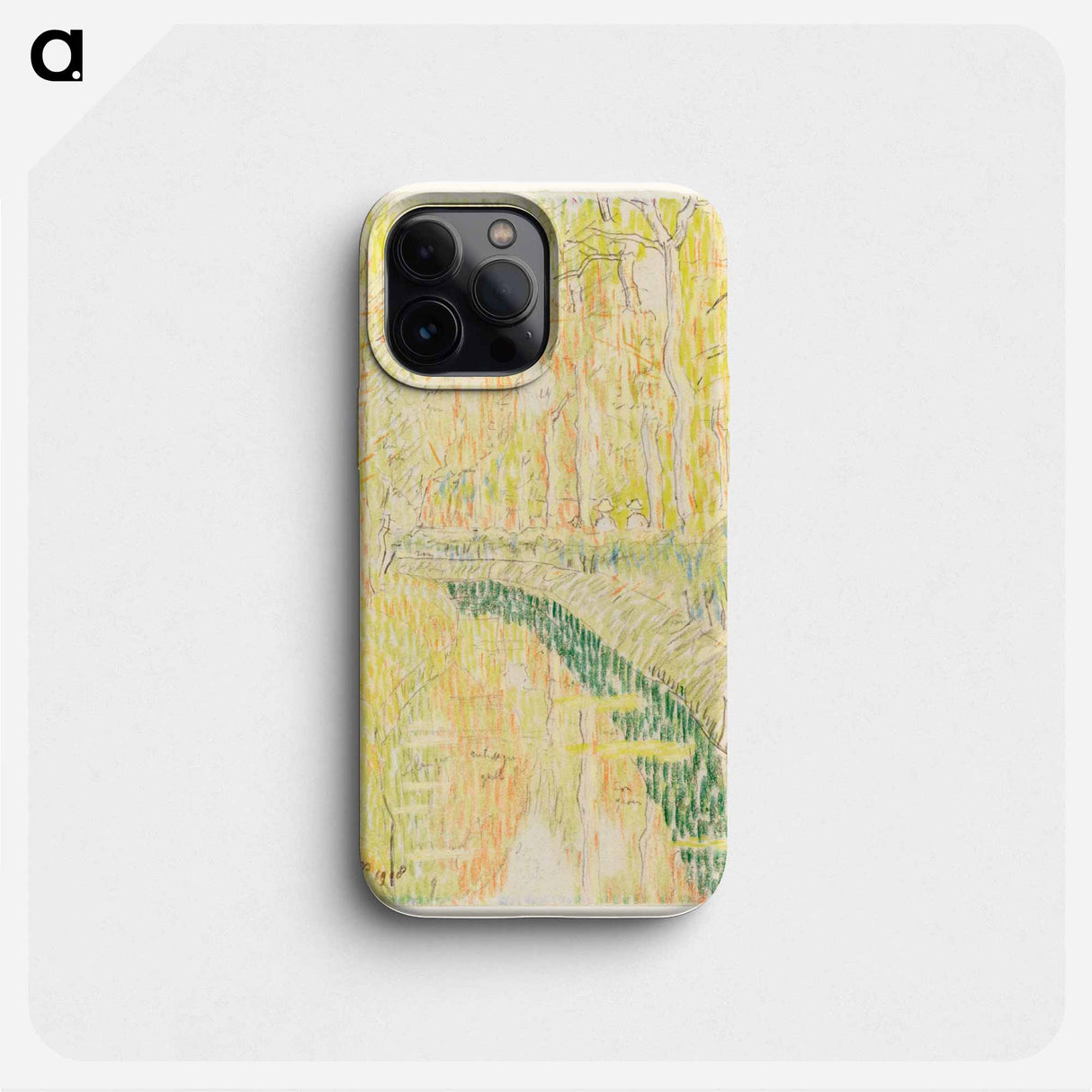Navigates between trees - Jan Toorop Phone Case.