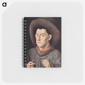 アートメモ帳-Portrait of a Man with Carnation - ヤン ファン エイク Memo.