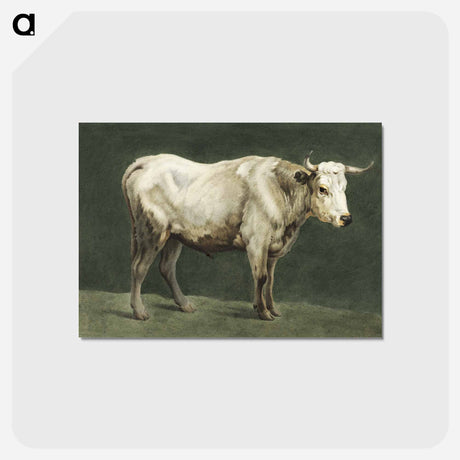 アートポストカード-Standing bull - ジャン ベルナール Postcard.