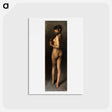 アートポストカード-Life Study (Study of an Egyptian Girl) - ジョン シンガー サージェント Postcard.