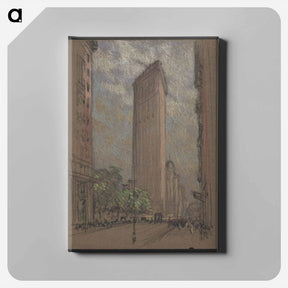 アートパネル-Flatiron Building from Fifth Avenue
 - ジョセフ ペネル Canvas.