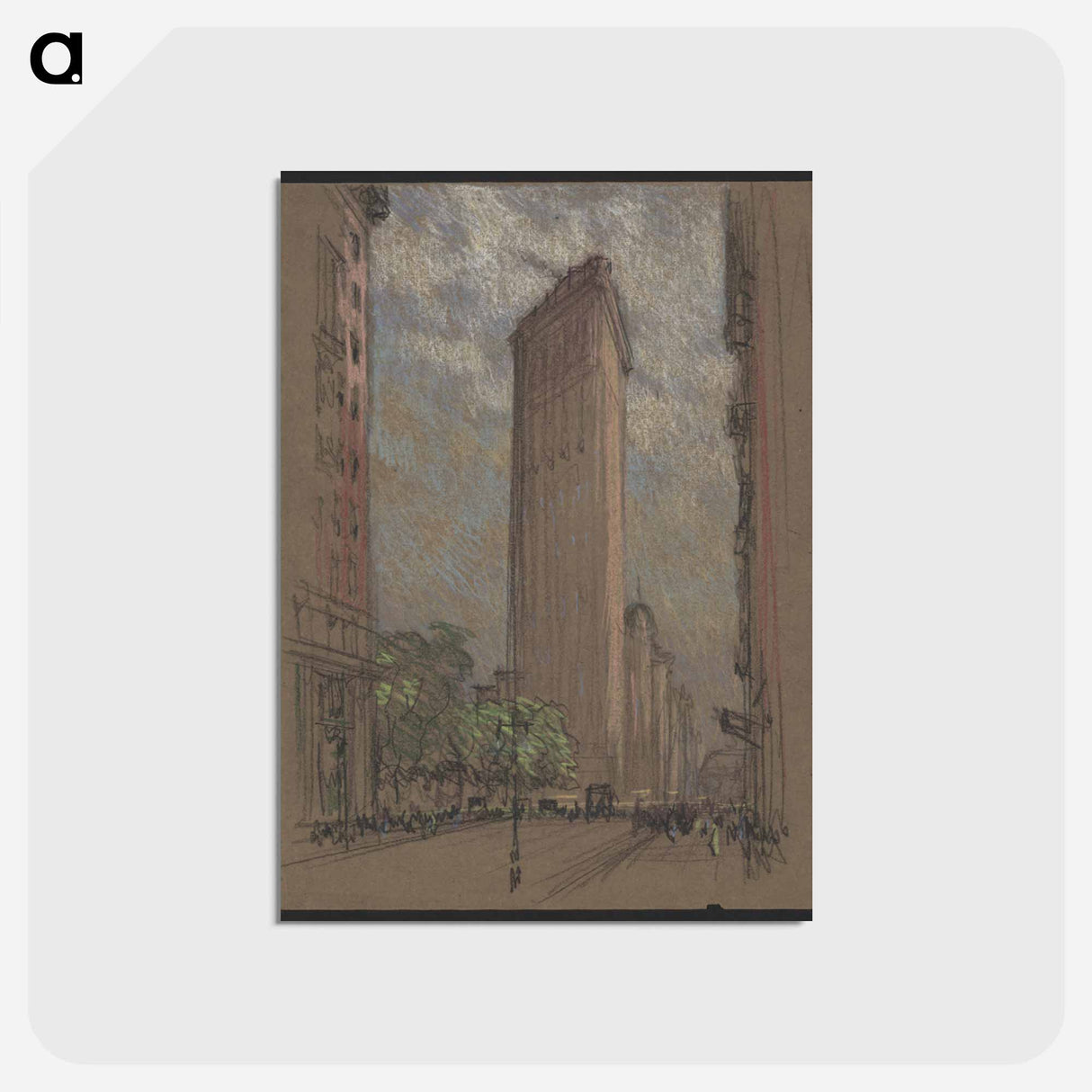 アートポストカード-Flatiron Building from Fifth Avenue
 - ジョセフ ペネル Postcard.