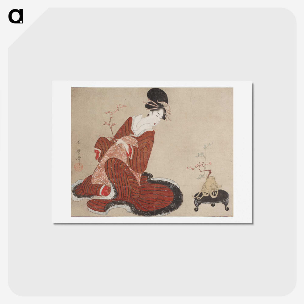 1-43_Kitagawa-Utamaro_hagaki