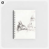 Studies for the Christ Child with a Lamb - レオナルド ダ ヴィンチ Memo.