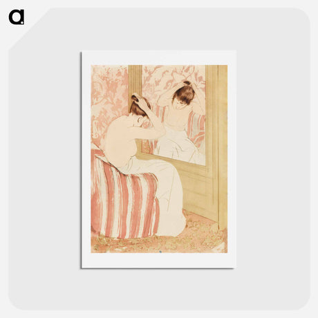 アートポストカード-The Coiffure - メアリー カサット Postcard.