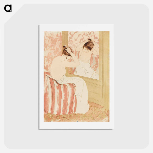 アートポストカード-The Coiffure - メアリー カサット Postcard.