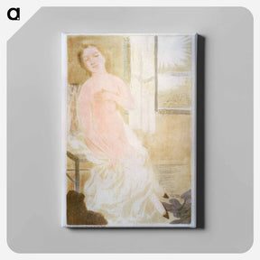 アートパネル-But it's the heart that beats too fast (Mais c'est le coeur qui bat trop vite) - モーリス ドニ Canvas.