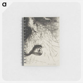 アートメモ帳-Saint Anthony: "Somewhere there must be primordial shapes whose bodies are only images, plate 4 of 6" - オディロン ルドン Memo.
