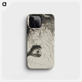 Saint Anthony: "Somewhere there must be primordial shapes whose bodies are only images, plate 4 of 6" - Odilon Redon Phone Case.