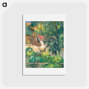 アートポストカード-House of Père Lacroix - ポール セザンヌ Postcard.