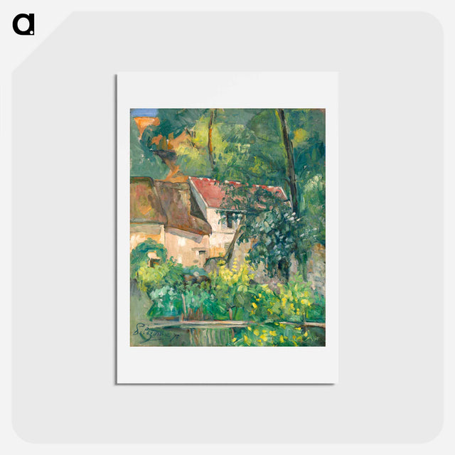 アートポストカード-House of Père Lacroix - ポール セザンヌ Postcard.