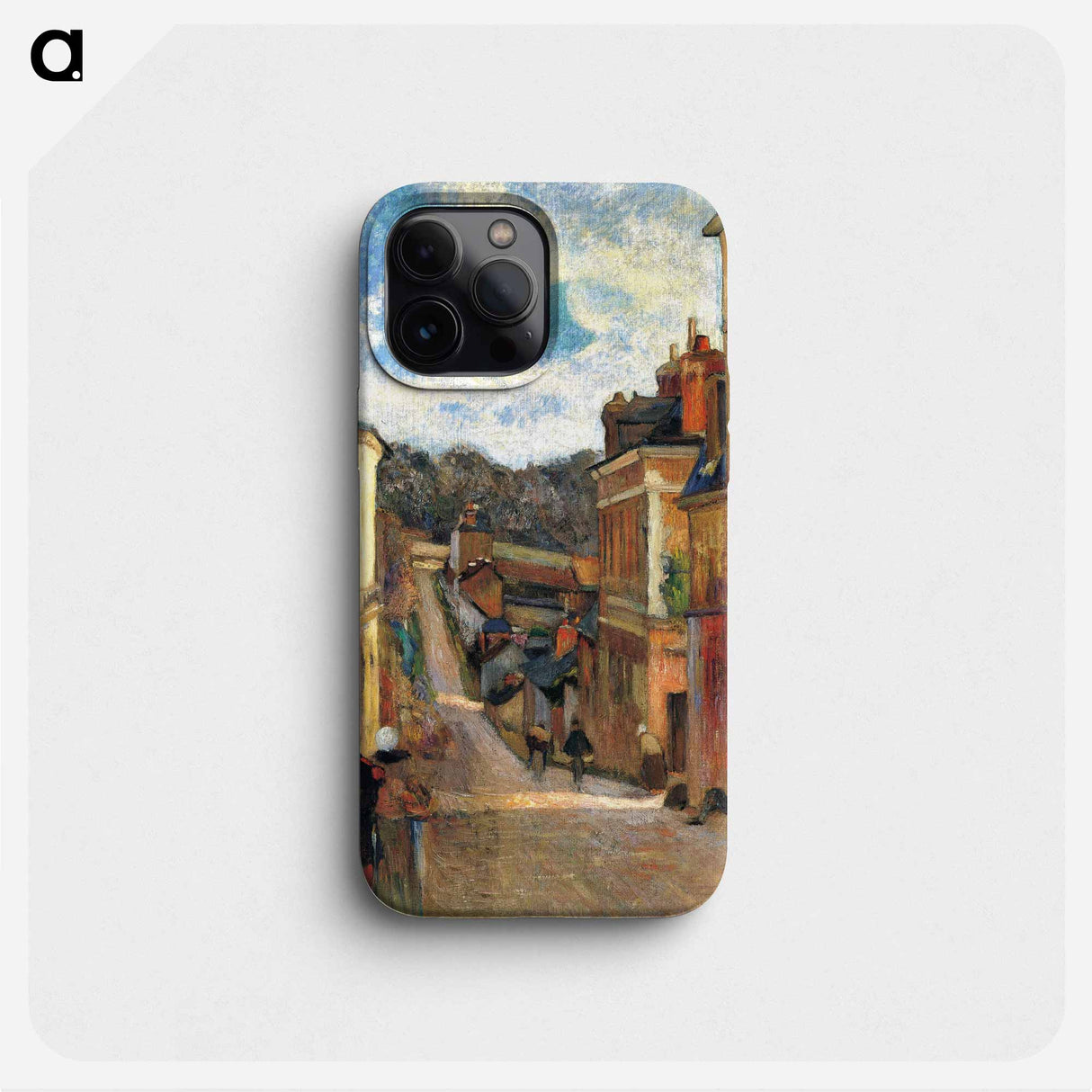 Rue Jouvenet in Rouen - Paul Gauguin Phone Case.