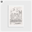 アートポストカード-Design for Urne Buriall–Funeral Pyre - ポール ナッシュ Postcard.