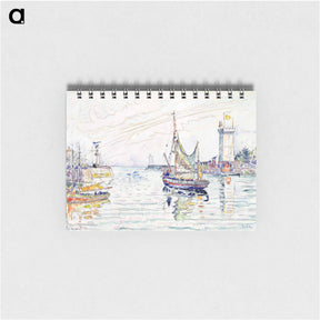 アートメモ帳-View of Les Sables d'Olonne - ポール シニャック Memo.