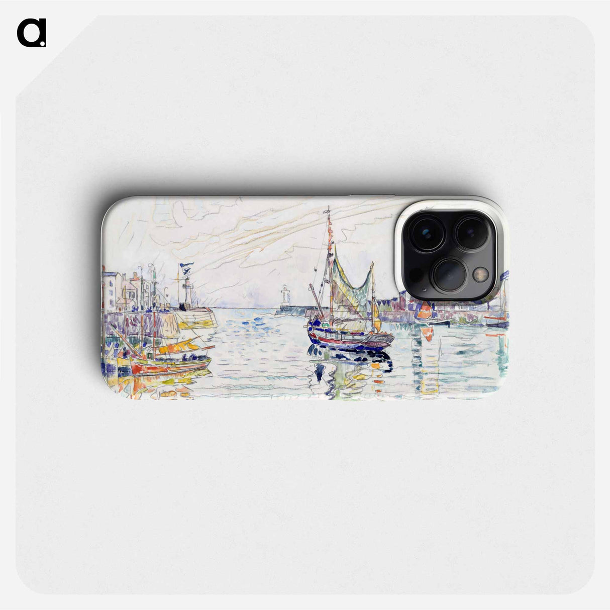 View of Les Sables d'Olonne - ポール シニャック Phone Case.