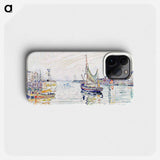 View of Les Sables d'Olonne - Paul Signac Phone Case.