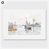 View of Les Sables d'Olonne - Paul Signac Poster.