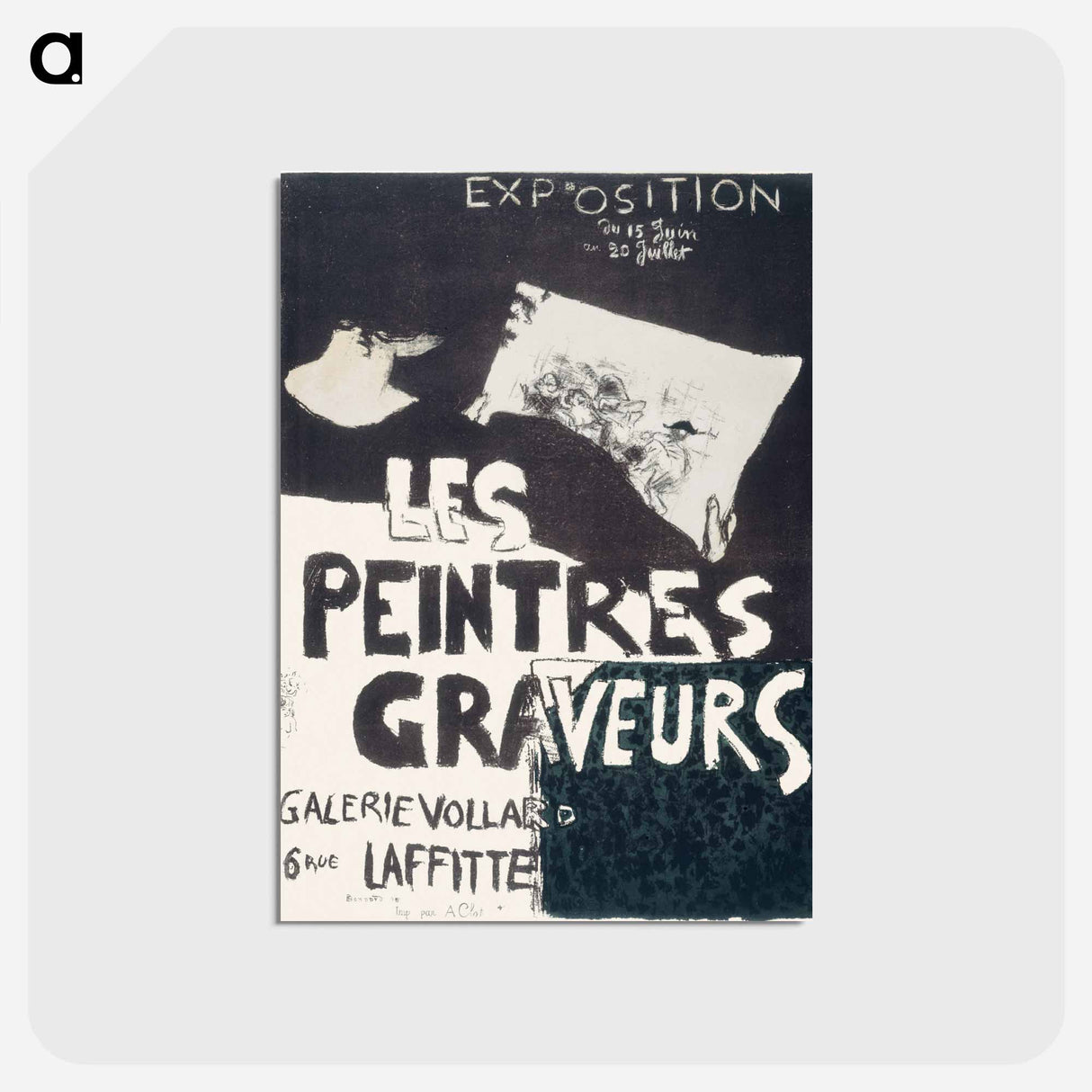 アートポストカード-Peintres Graveurs Album I Exhibition
 - ピエール ボナール Postcard.
